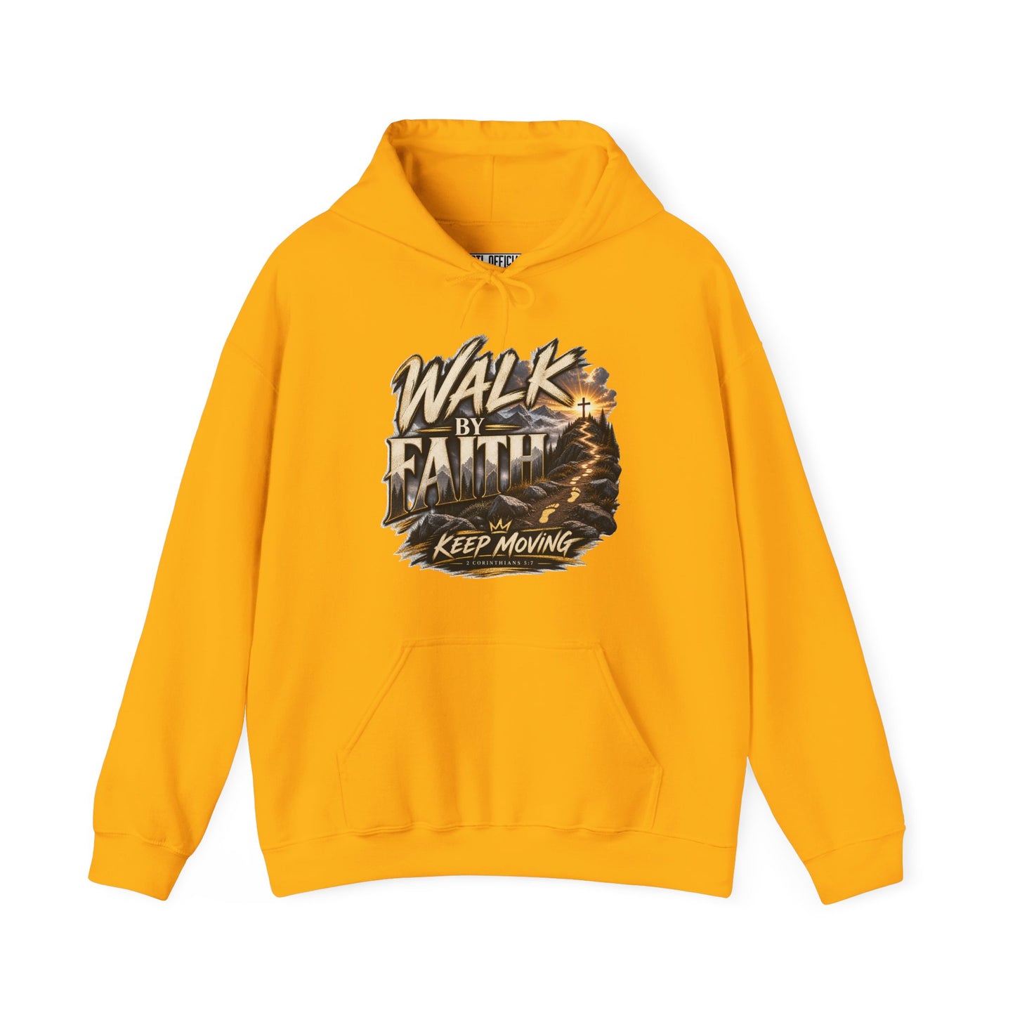 Walk by Faith – Keep Moving Christian Hoodie