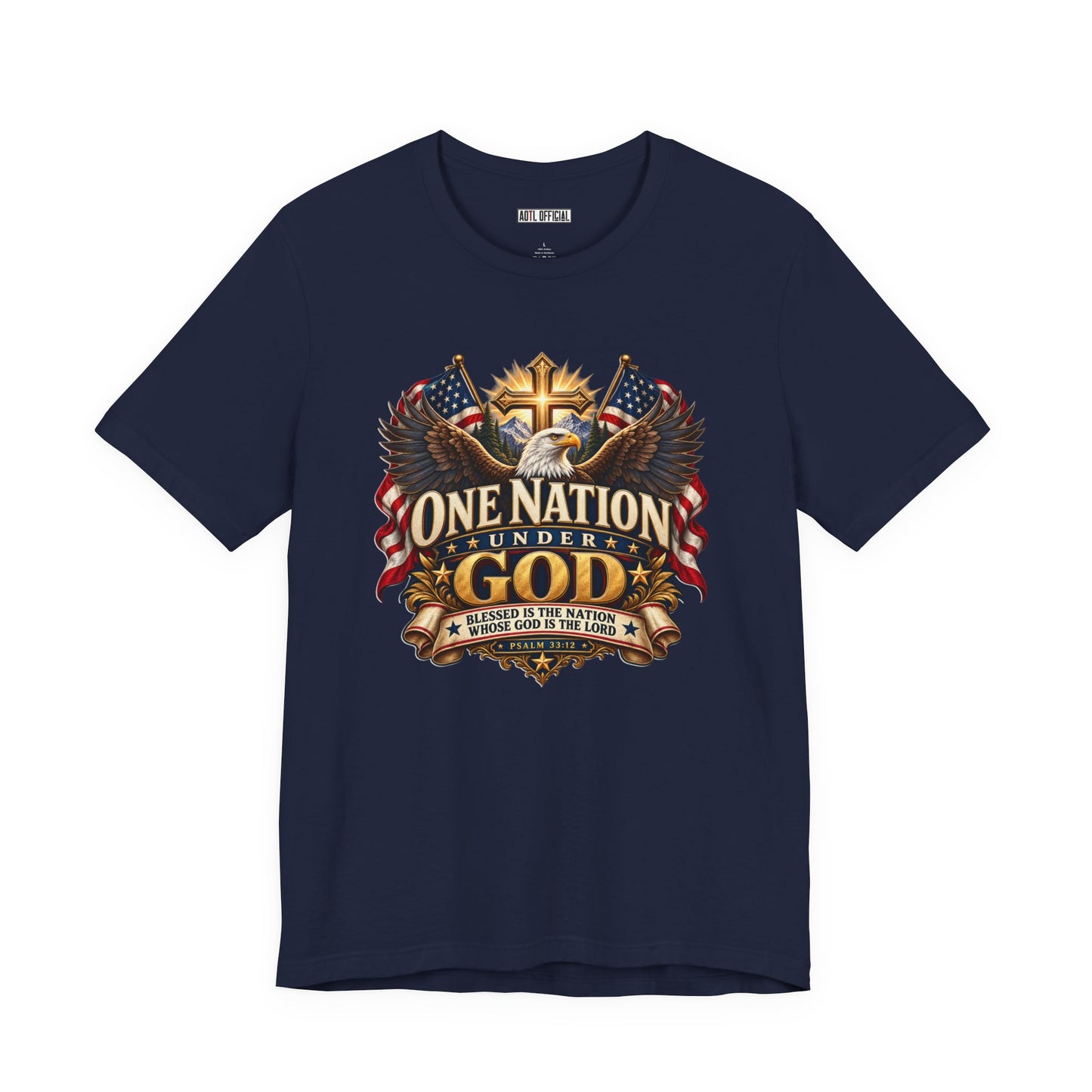 One Nation Under God Christian T-shirt