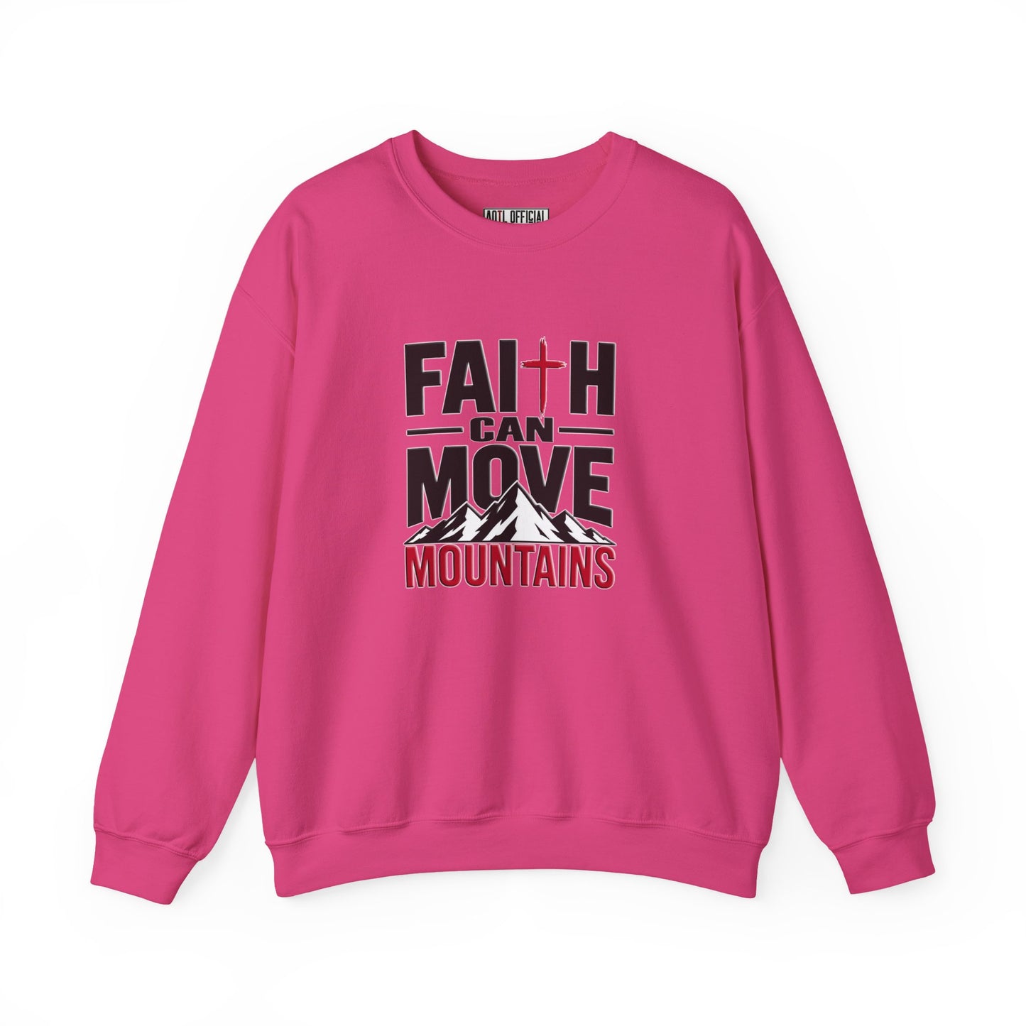 Faith Can Move Mountains Christian Sweatshirt