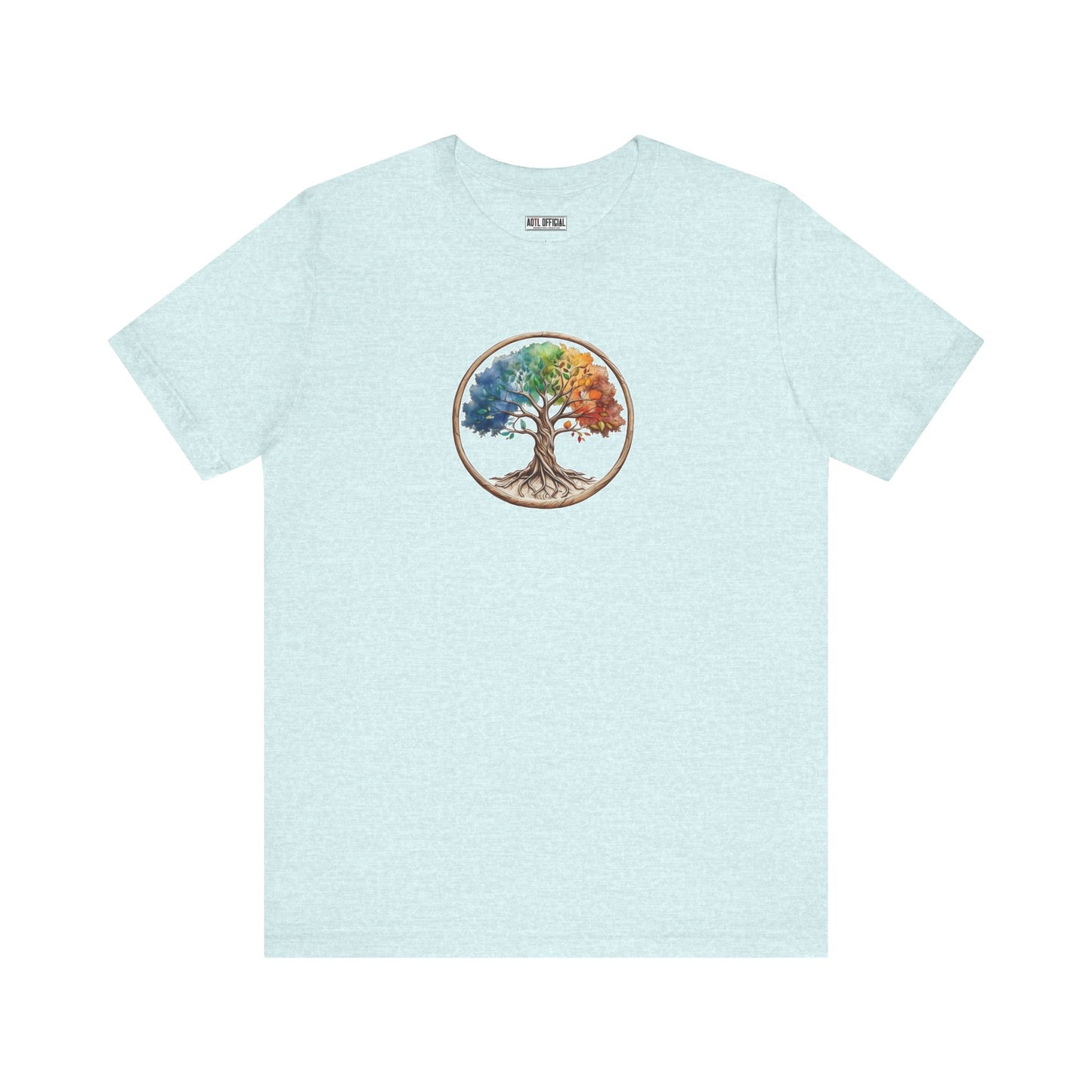 Colorful Tree Of Life Unisex Short Sleeve Tee