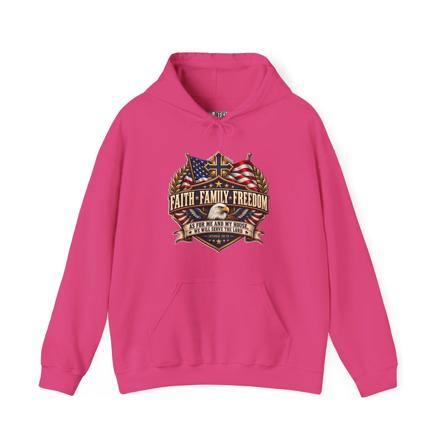 Faith. Family. Freedom. Christian Hoodie