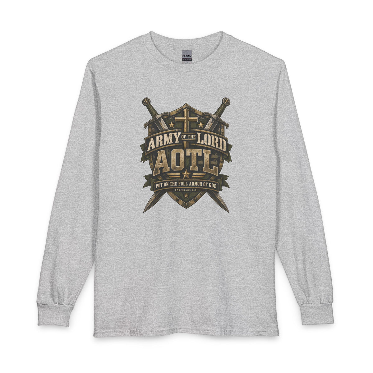 AOTL — Full Armor of God Christian Long Sleeve Shirt
