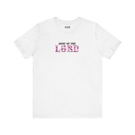 Pink Army Of The Lord Unisex Short Sleeve Tee