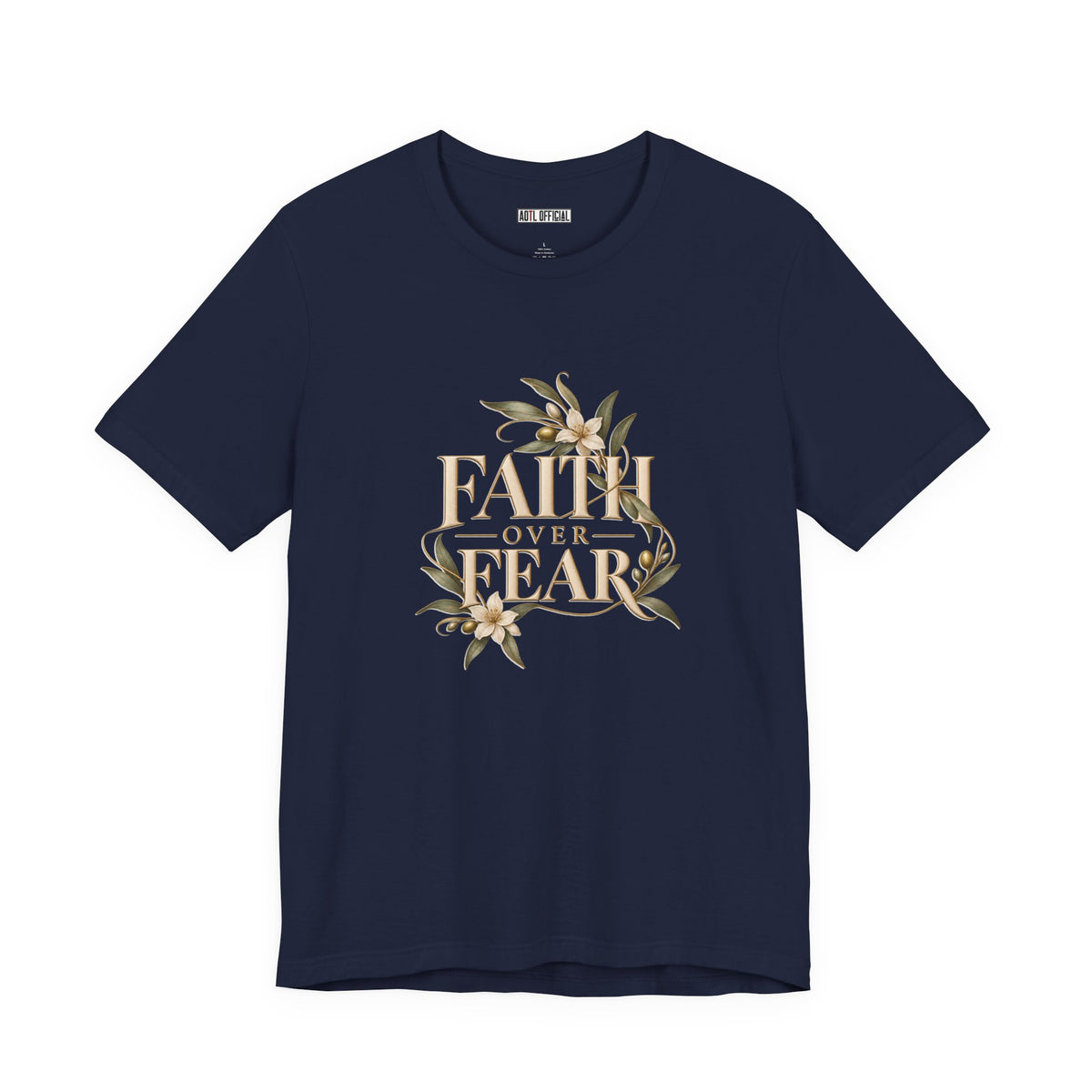 Faith Over Fear Christian T-shirt