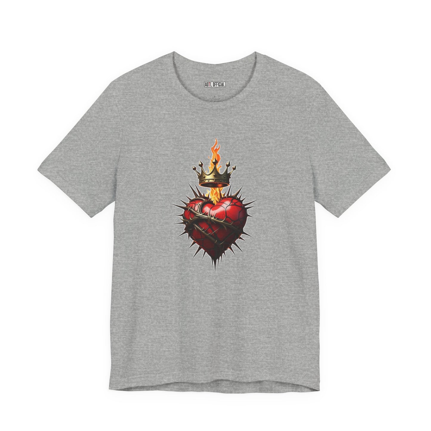 The Sacred Heart of Jesus Christian Unisex Short Sleeve Tee