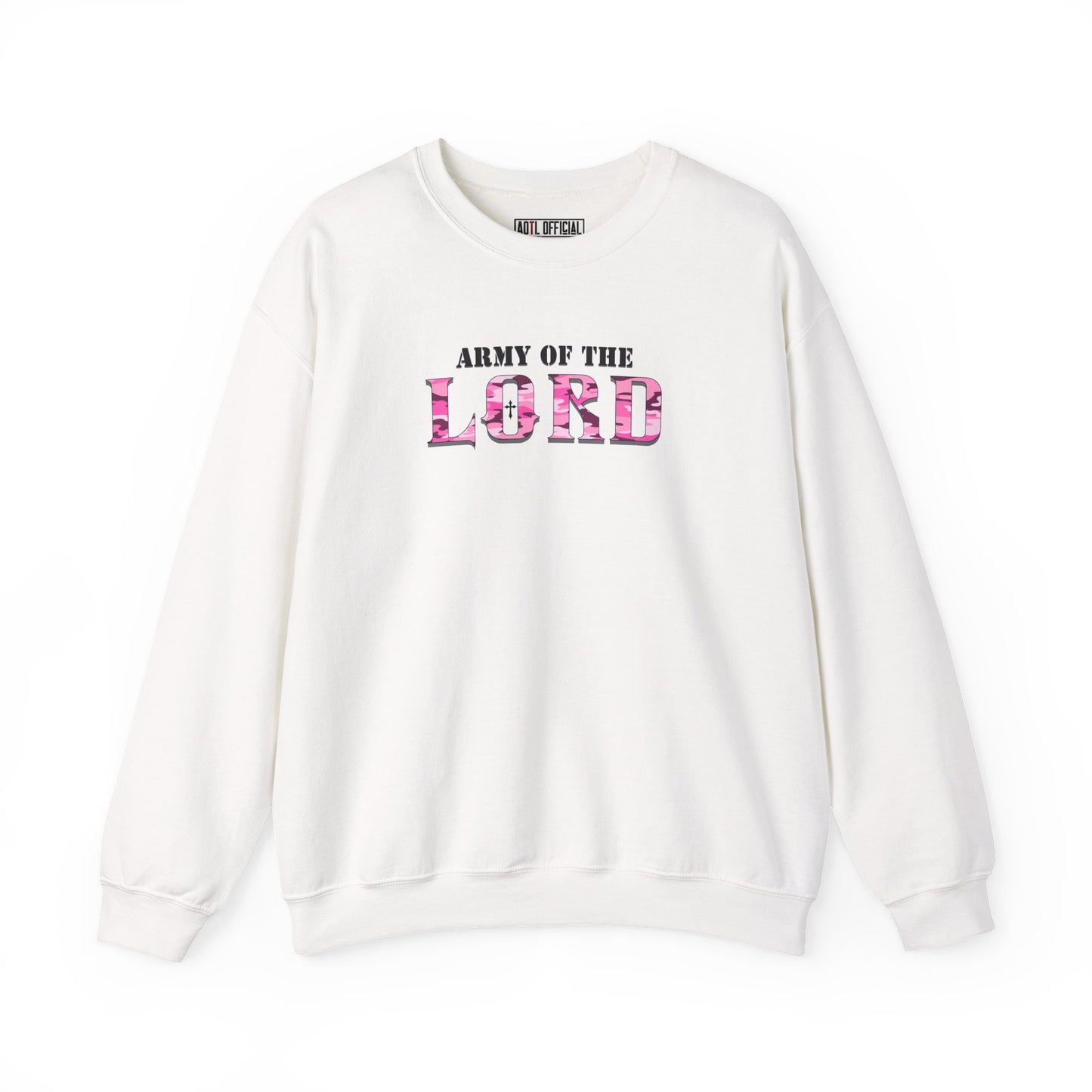 Pink Army of the Lord Unisex Heavy Blend™ Crewneck Sweatshirt