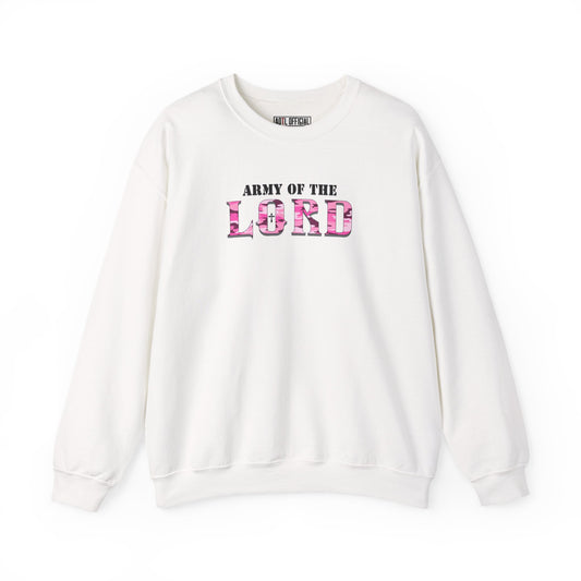 Pink Army of the Lord Unisex Heavy Blend™ Crewneck Sweatshirt