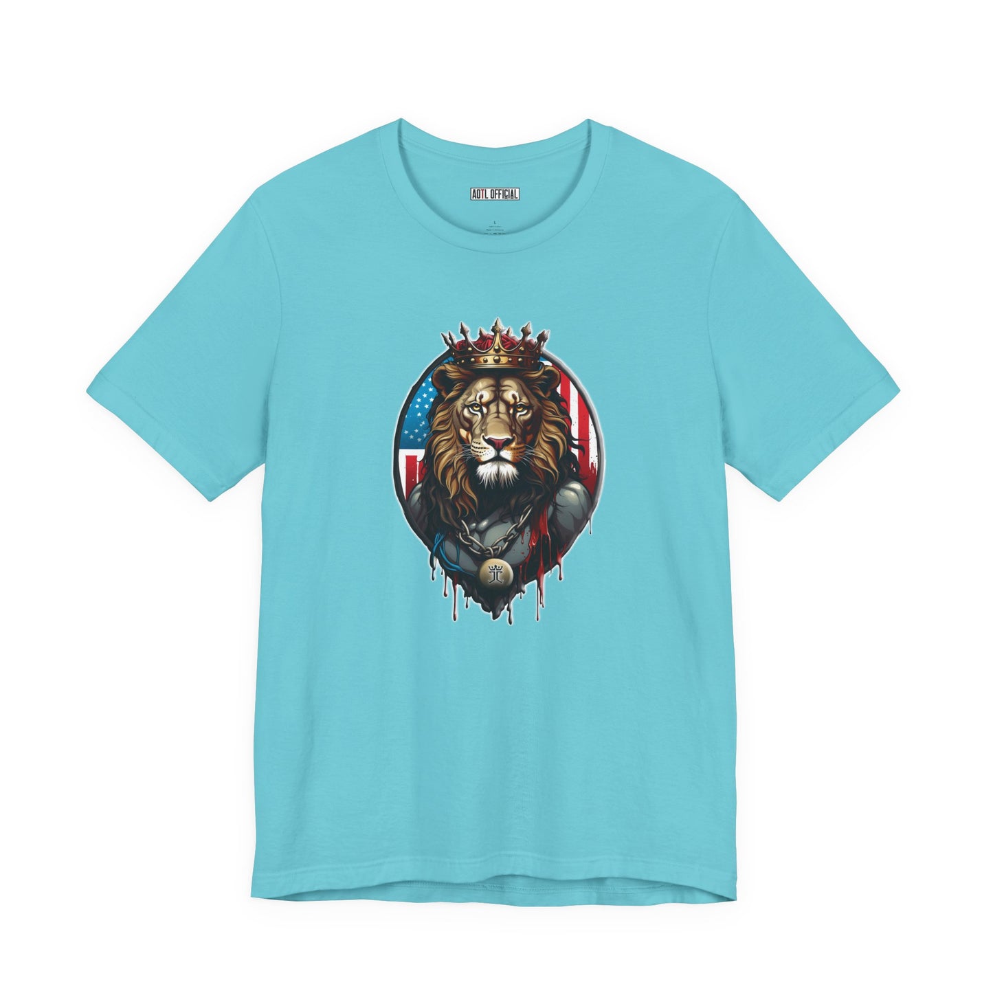 Royal Majesty: Lion of Judah Crowned  Unisex Short Sleeve Tee