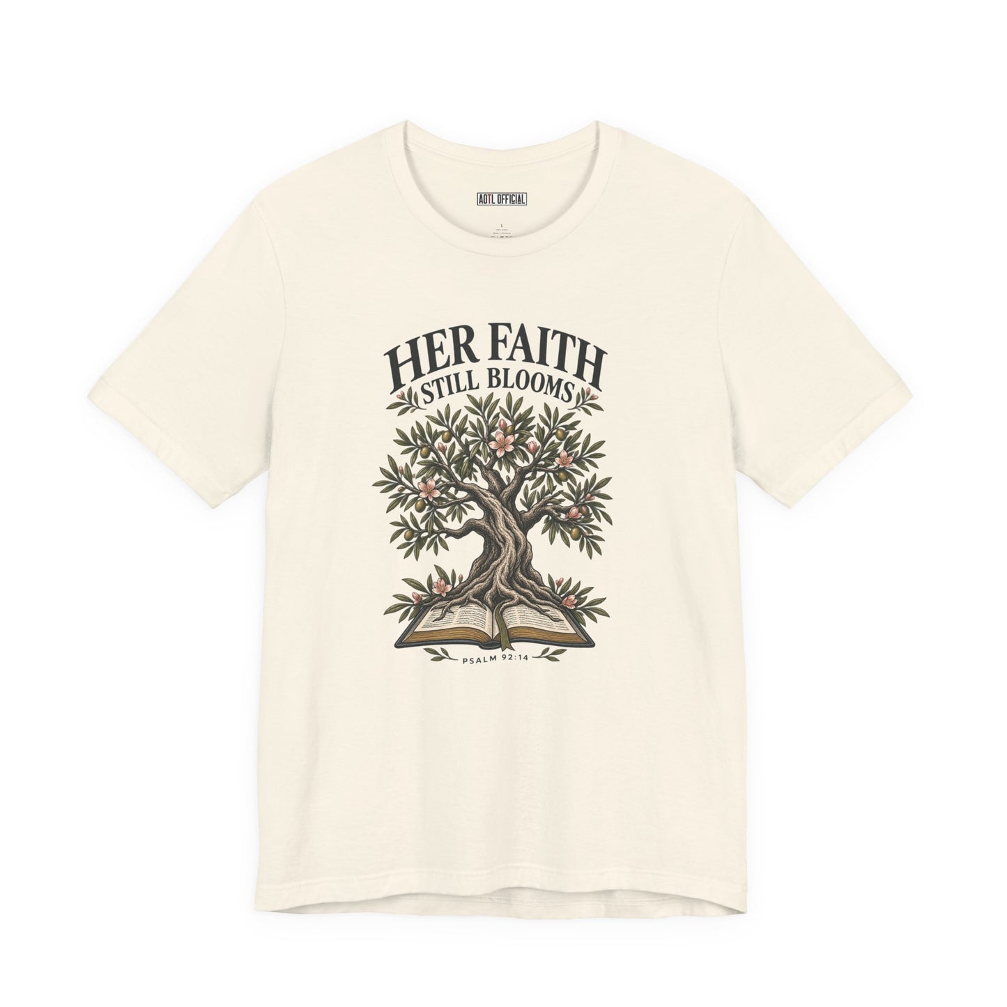 Her Faith Still Blooms Christian T-shirt