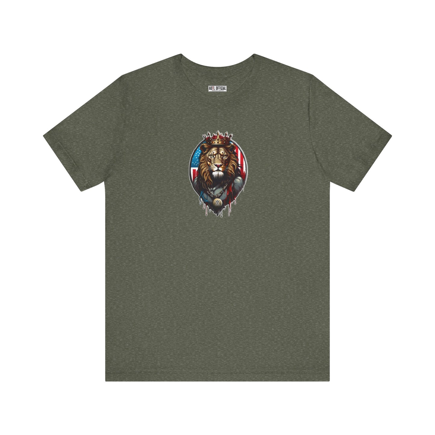 Royal Majesty: Lion of Judah Crowned  Unisex Short Sleeve Tee