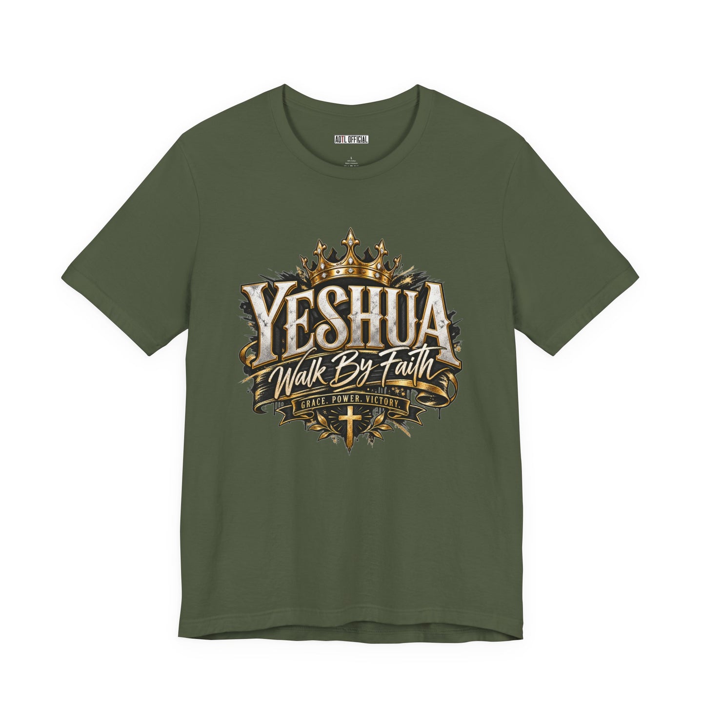 Yeshua – Walk By Faith Christian T-shirt