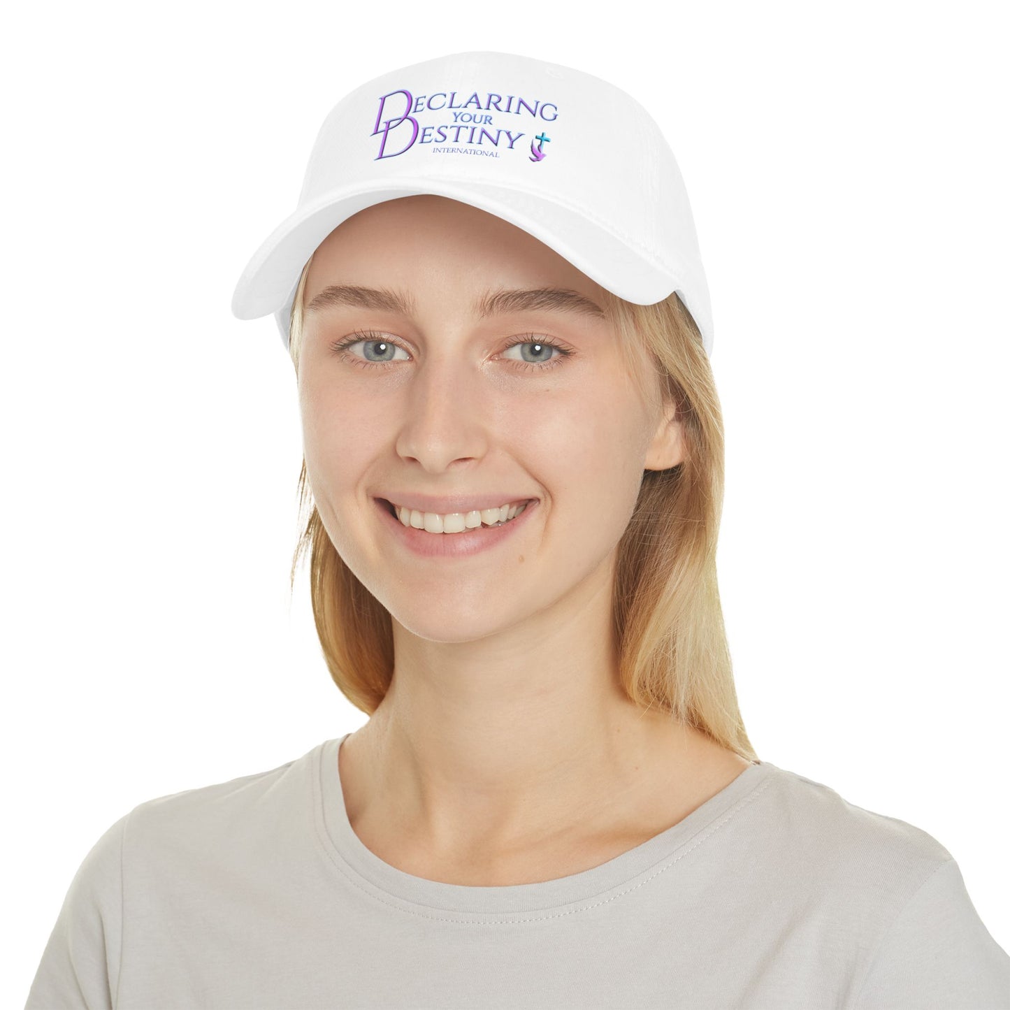 Lilac & Teal Declaring Your Destiny Baseball Cap