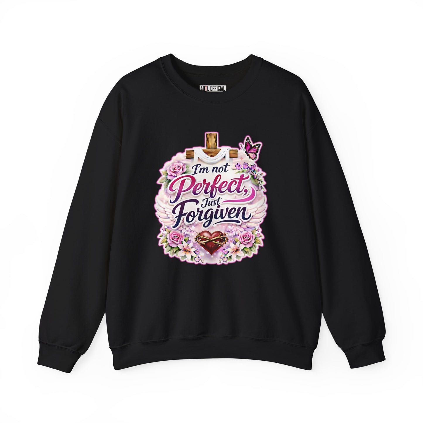 I'm Not Perfect, Just Forviven Nature Edition Unisex Heavy Blend™ Crewneck Sweatshirt