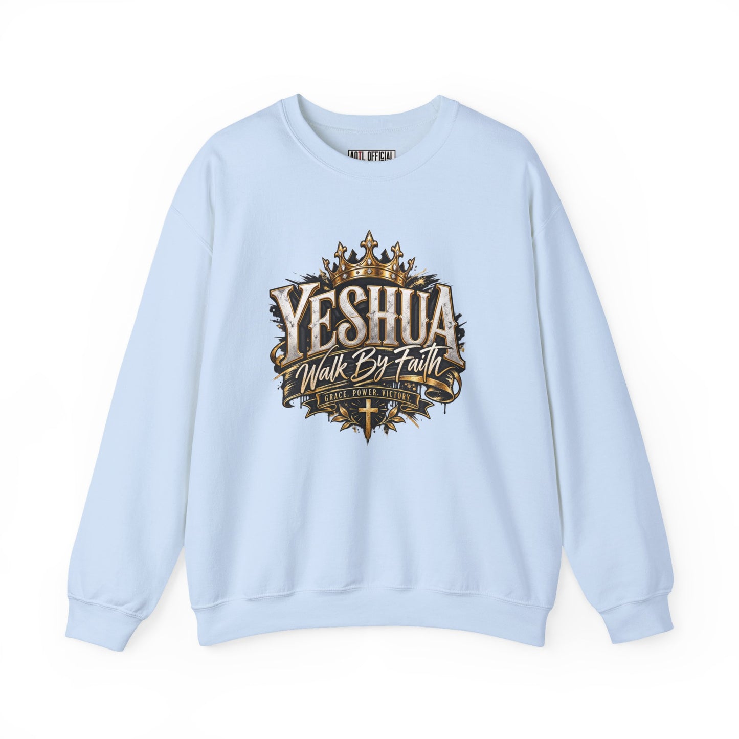 Yeshua – Walk By Faith Christian Sweatshirt