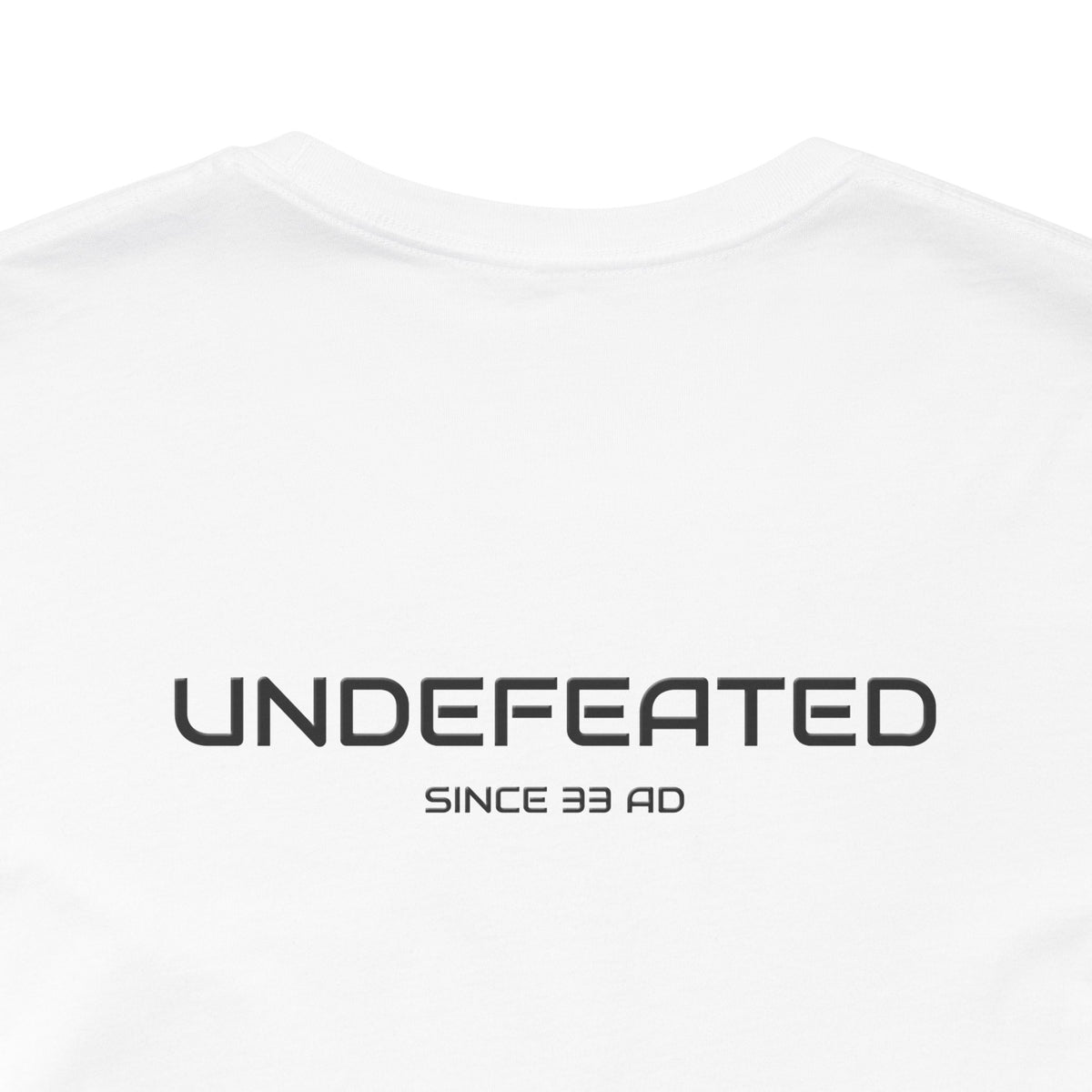 Team Jesus Version 2, Undefeated Since 33 AD Unisex Short Sleeve Tee
