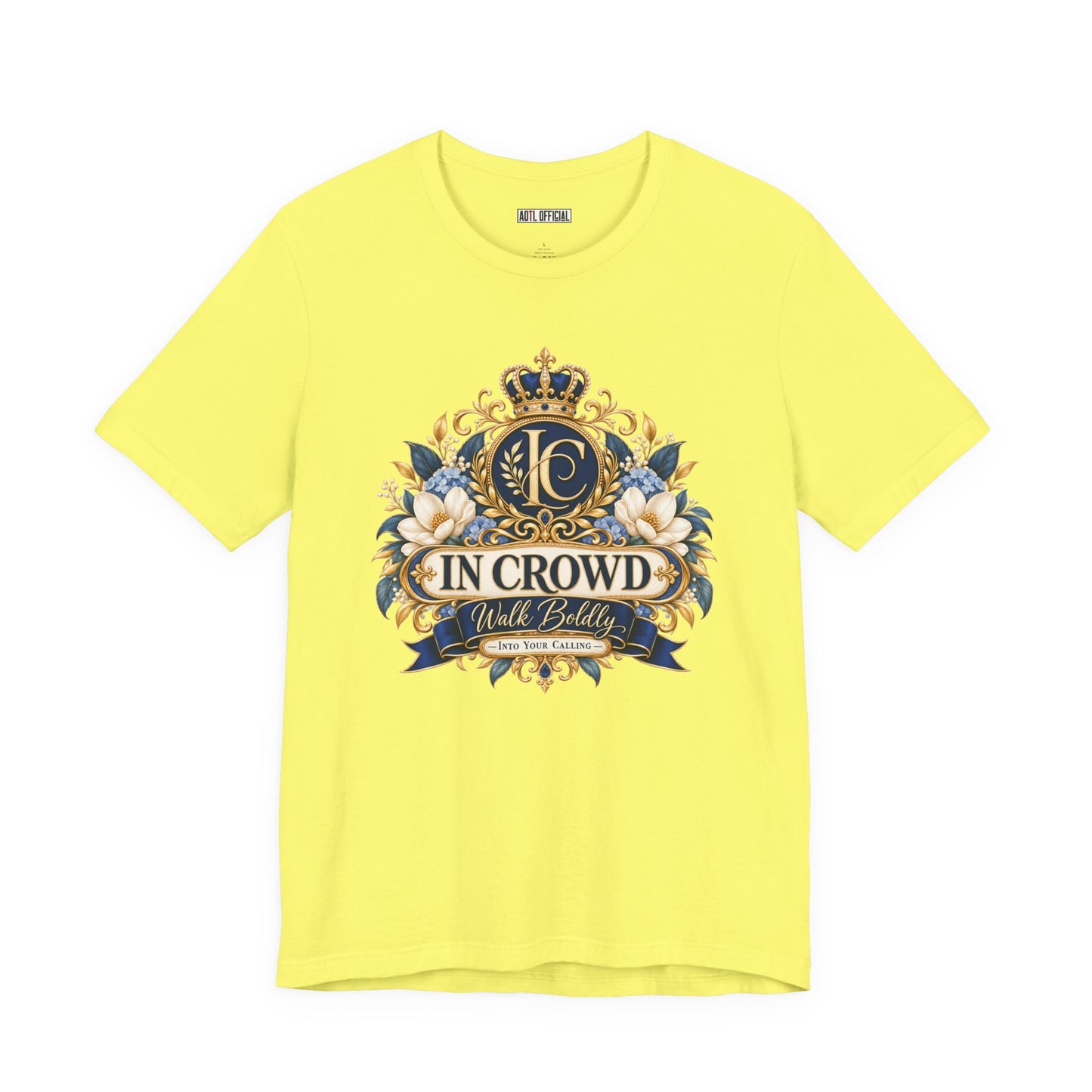 In Crowd – Walk Boldly Christian T-shirt