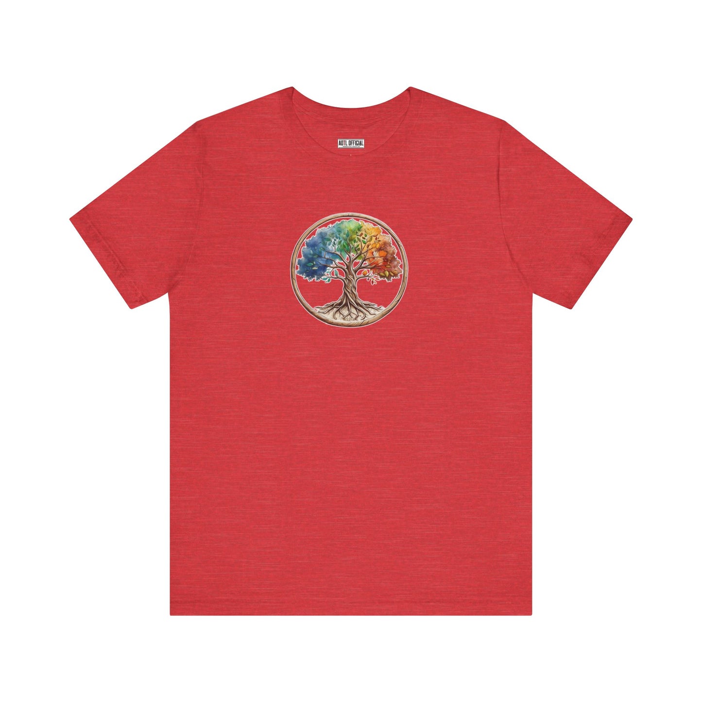 Colorful Tree Of Life Unisex Short Sleeve Tee
