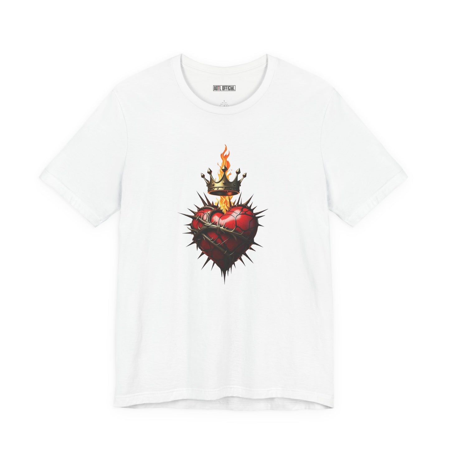 The Sacred Heart of Jesus Christian Unisex Short Sleeve Tee