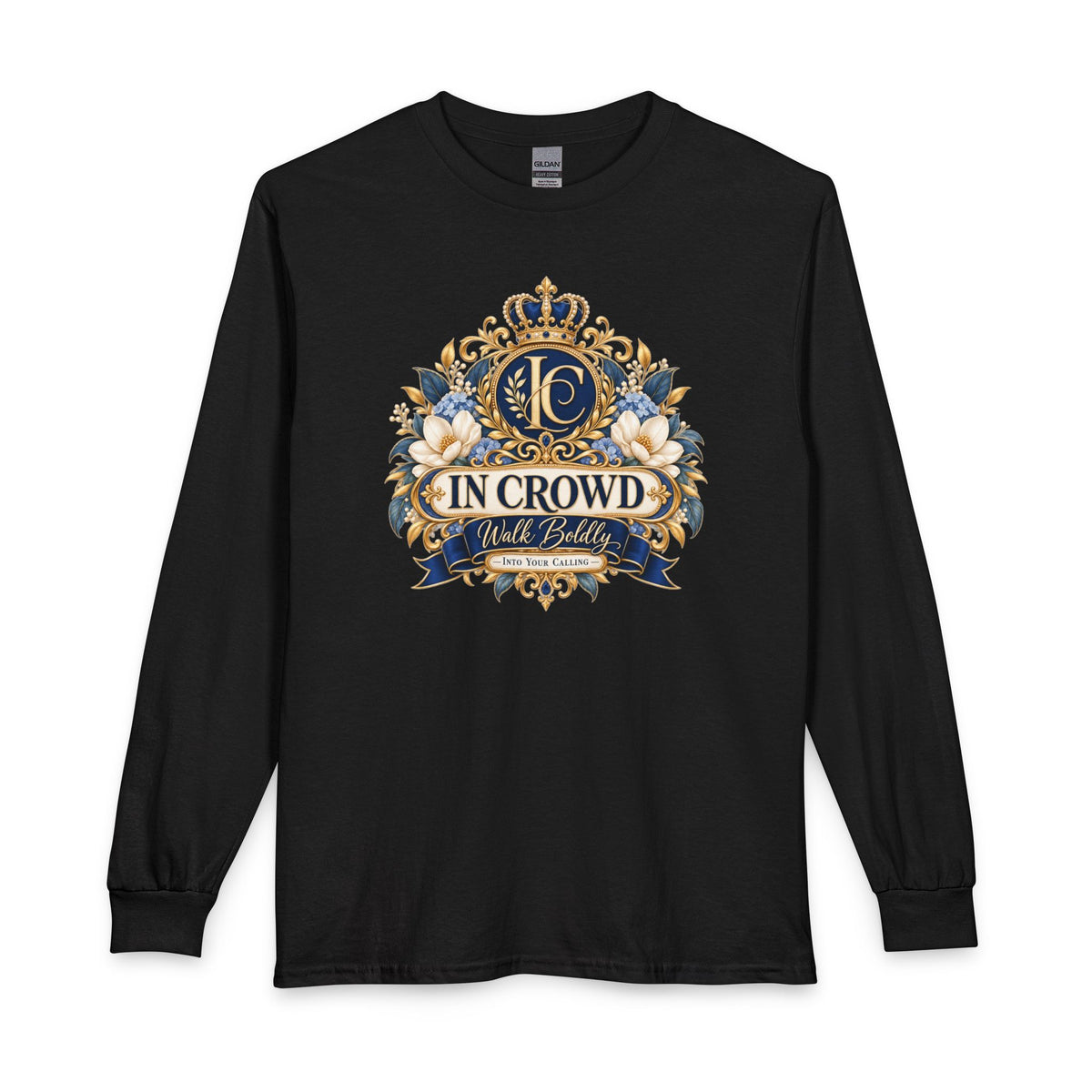 In Crowd – Walk Boldly Christian Long Sleeve Shirt
