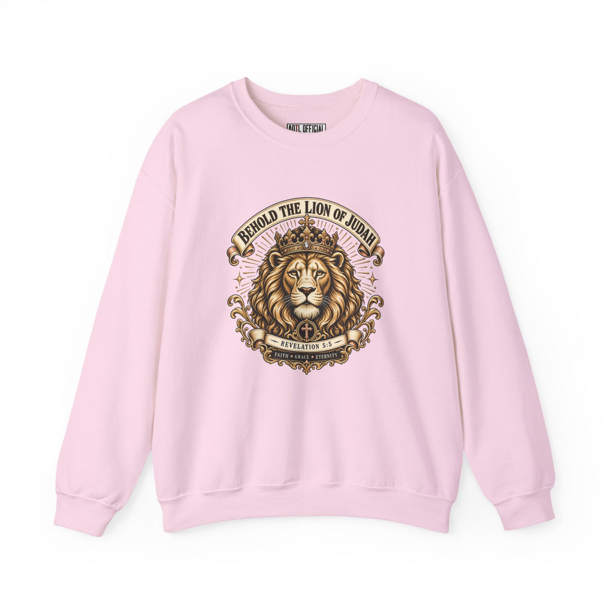 Behold the Lion of Judah — Revelation 5:5 Christian  Sweatshirt