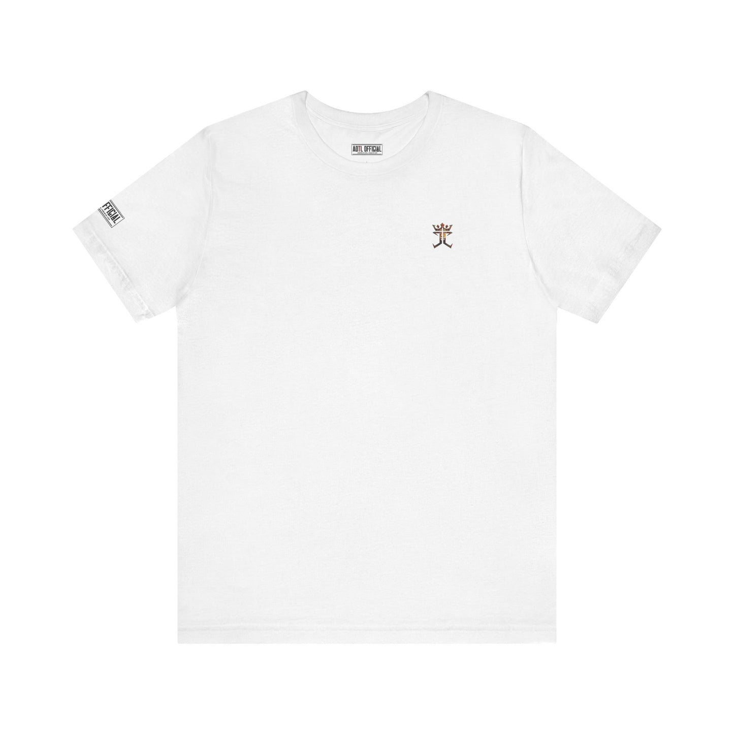 Jesus Christ Is King Lion Of Judah  Micro Emblem Unisex Christian T-shirt