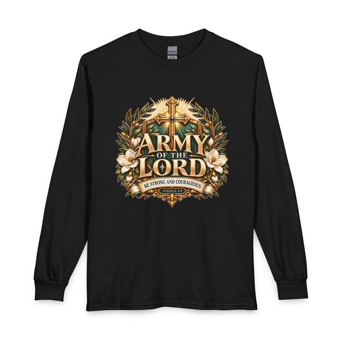 Army of the Lord — Strong and Courageous Christian Long Sleeve Shirt
