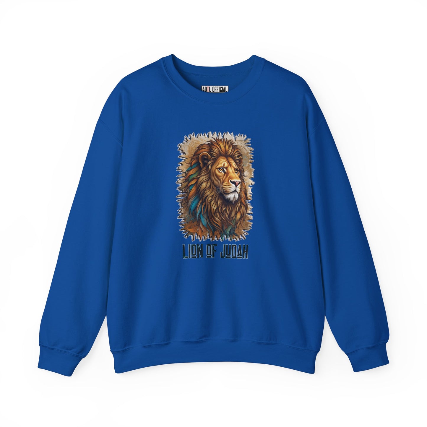 Divine King  Lion of Judah  Unisex Heavy Blend™ Crewneck Sweatshirt