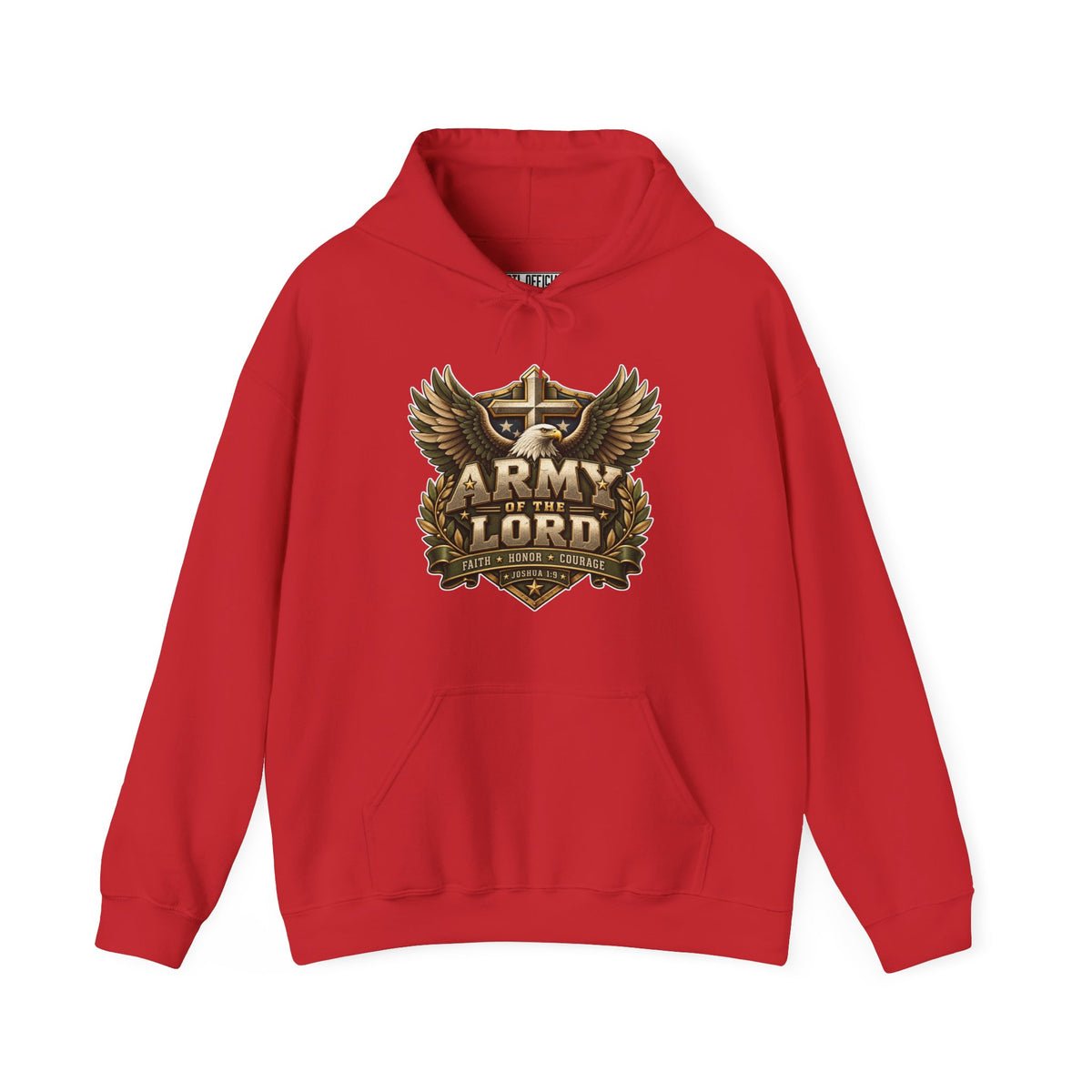 Army of the Lord — Faith, Honor & Courage Christian Hoodie