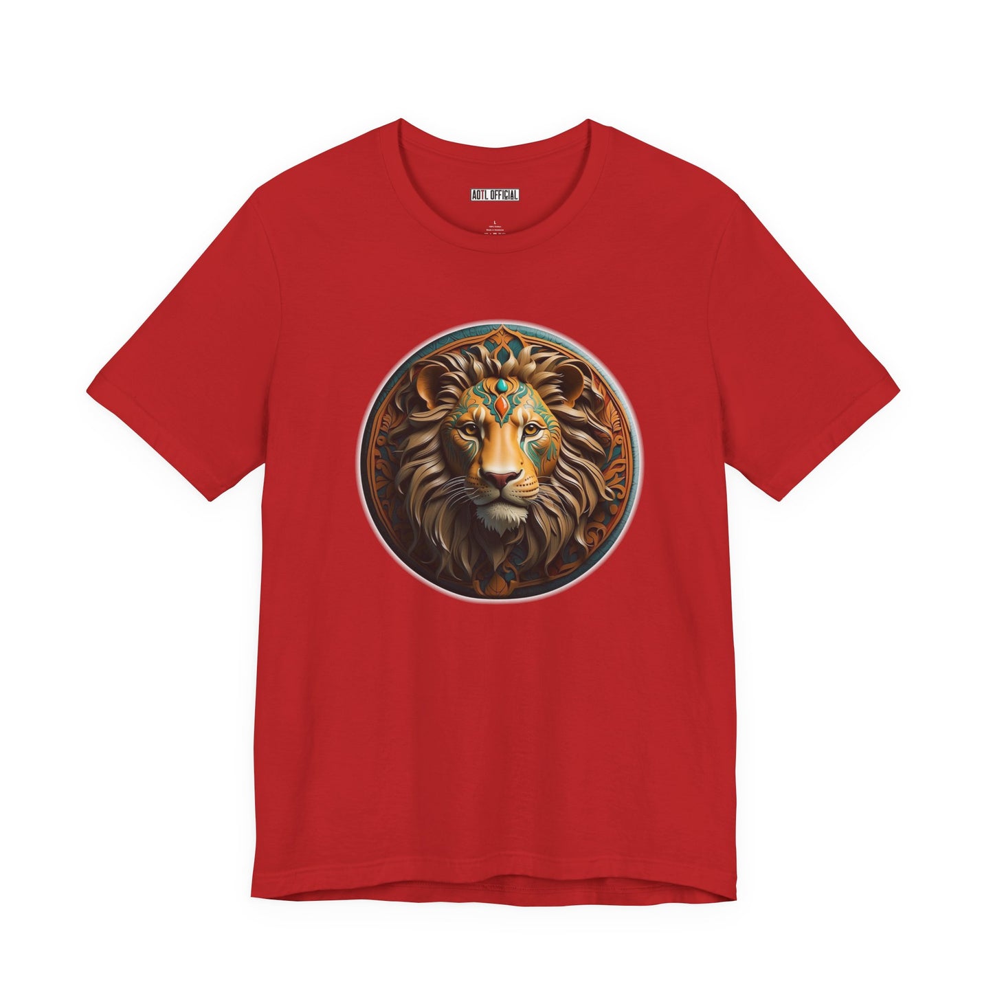 Majestic Redeemer  Lion of Judah Christian Unisex Short Sleeve Tee