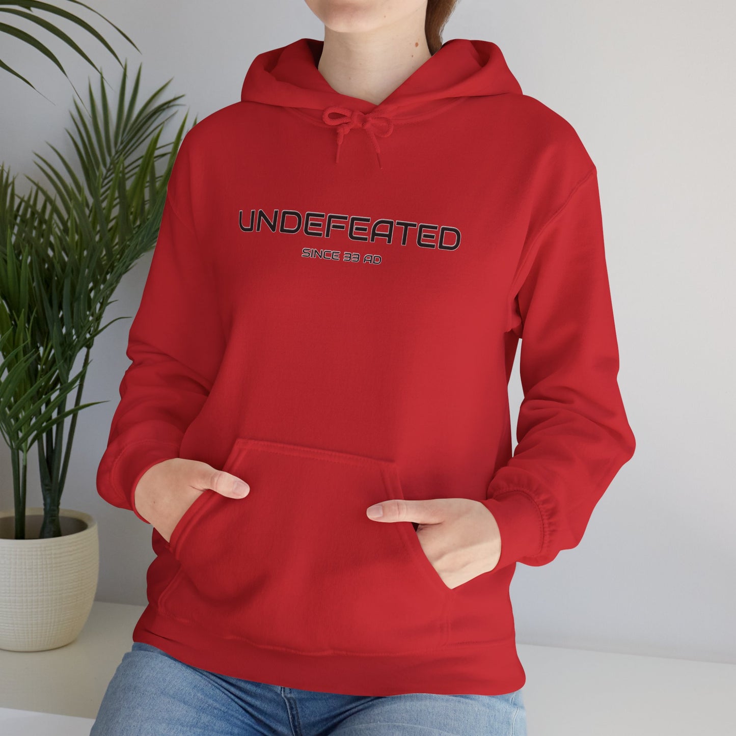 Undefeated Since 33 AD Christian Hoodie