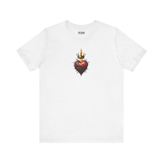 The Sacred Heart of Jesus Christian Unisex Short Sleeve Tee