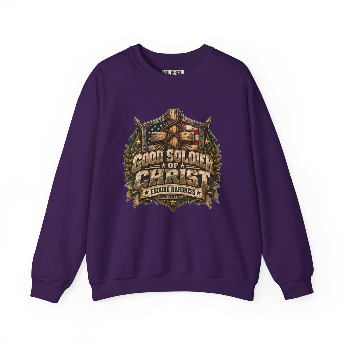 Good Soldier of Christ — Endure Hardness Christian Sweatshirt