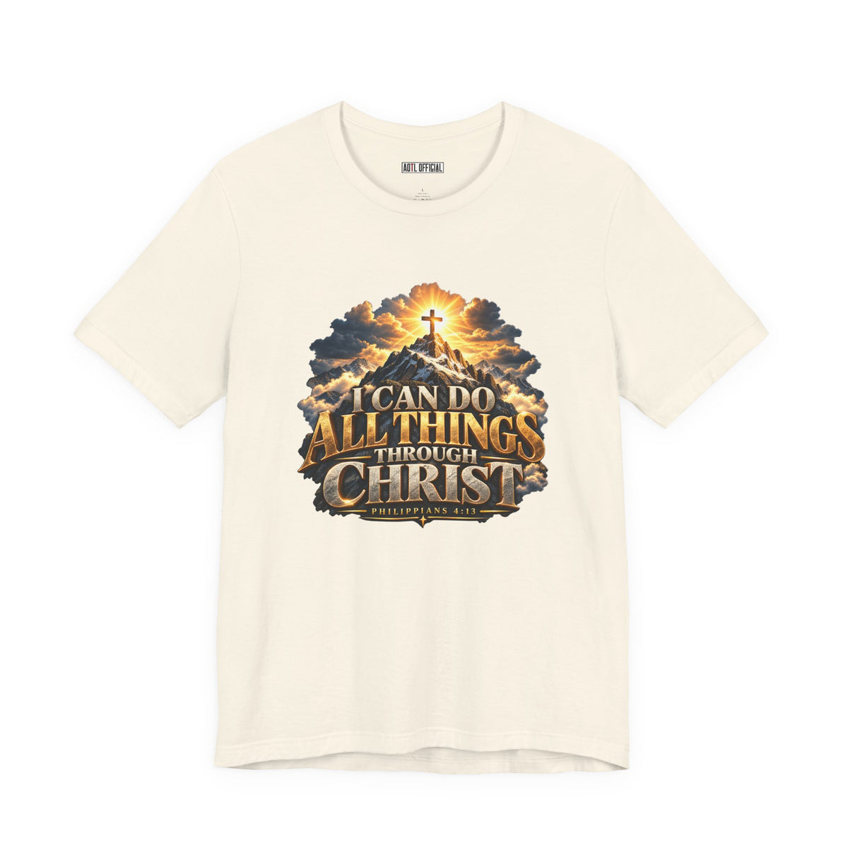I Can Do All Things Through Christ – Philippians 4:13 Mountain Christian T-shirt