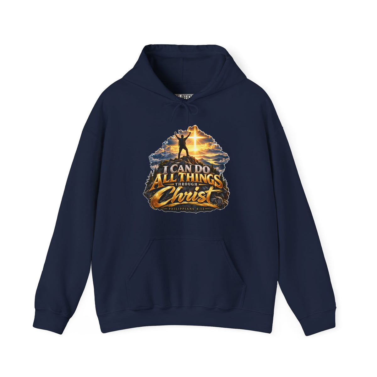 I Can Do All Things Through Christ – Philippians 4:13 Victory Design Christian Hoodie
