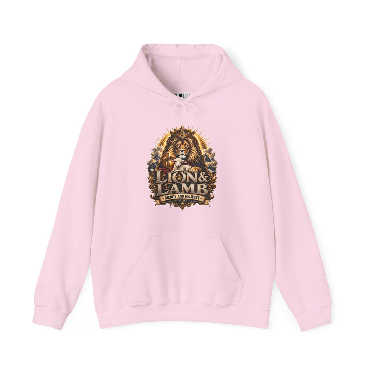 Lion & Lamb – Mercy and Majesty Christian Hoodie