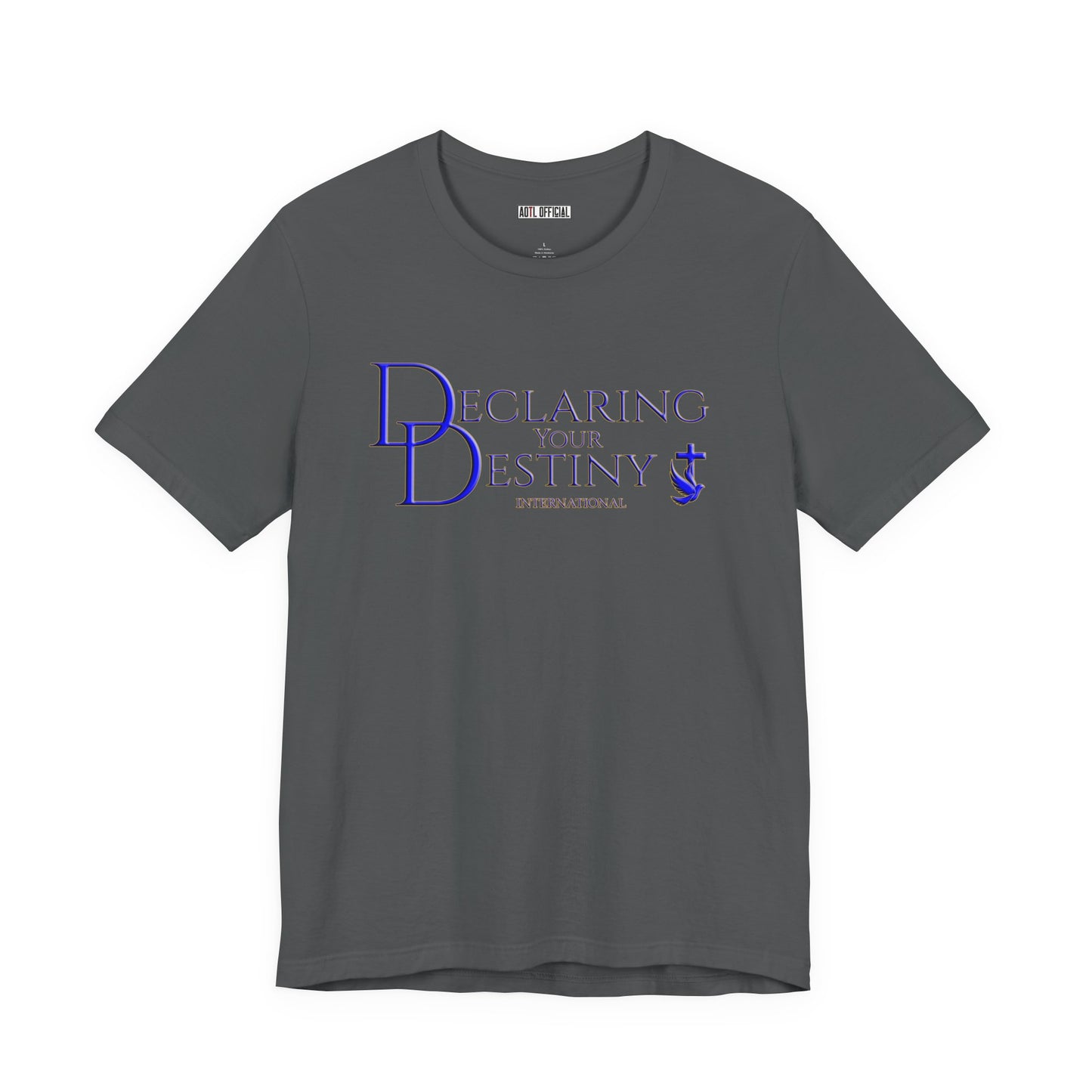 Declaring Your Destiny Blue & Gold logo/Philippians 4:13