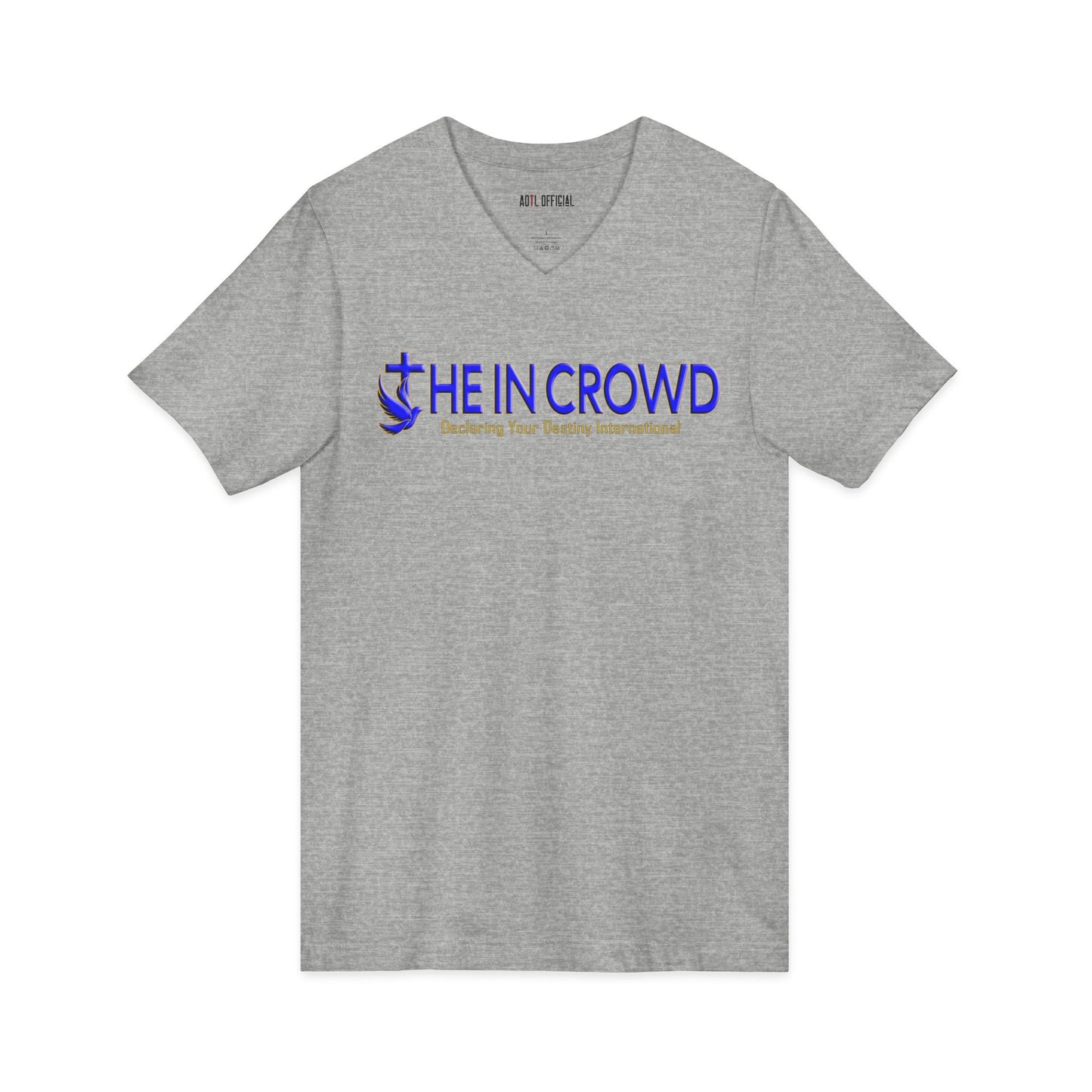 Blue and Gold The In Crowd V-Neck Tee