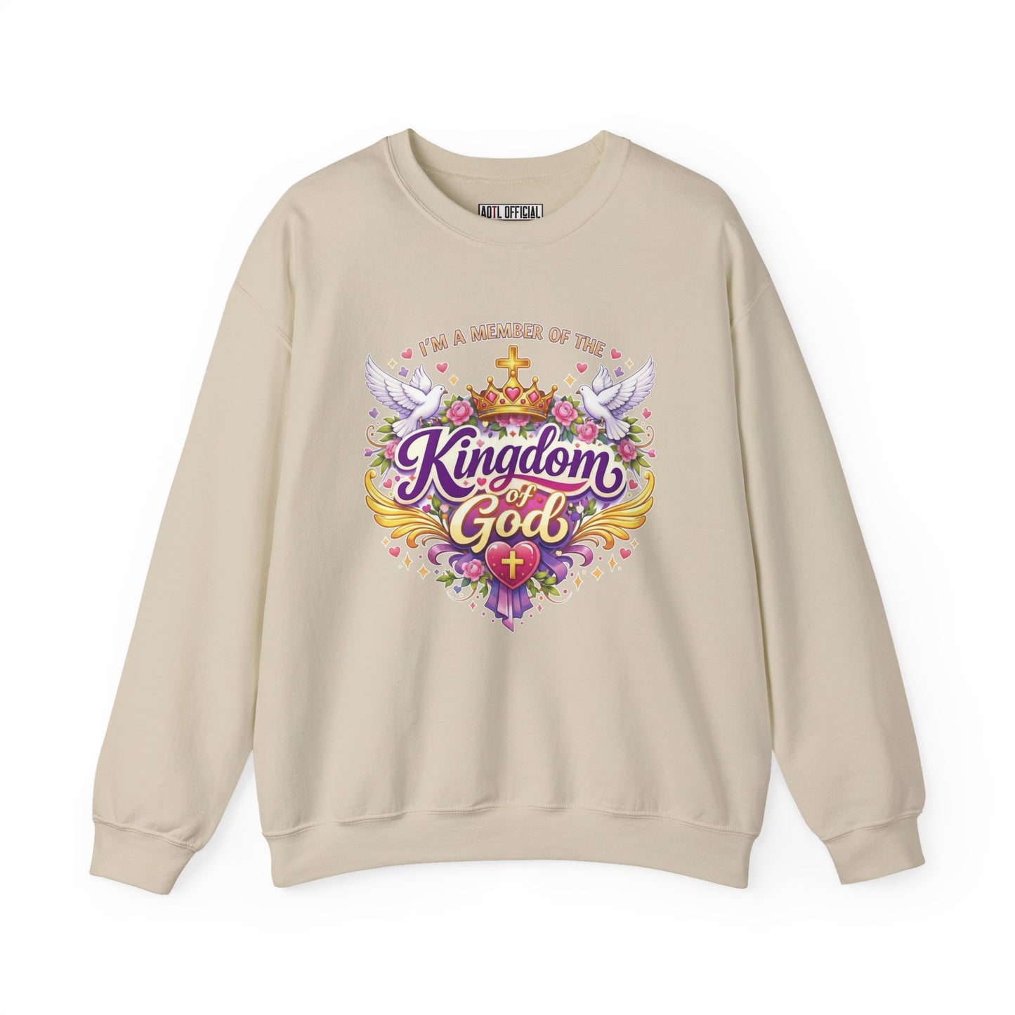 Member of the Kingdom of God Nature Edition Unisex Heavy Blend™ Crewneck Sweatshirt