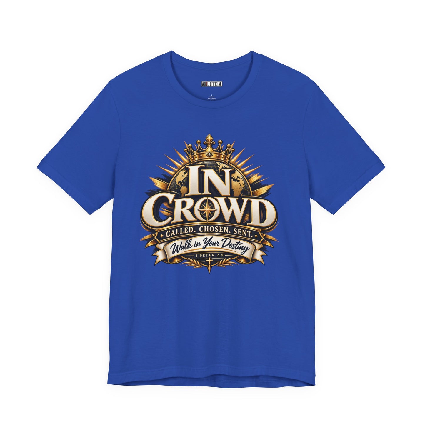 In Crowd – Called. Chosen. Sent.  Christian T-shirt