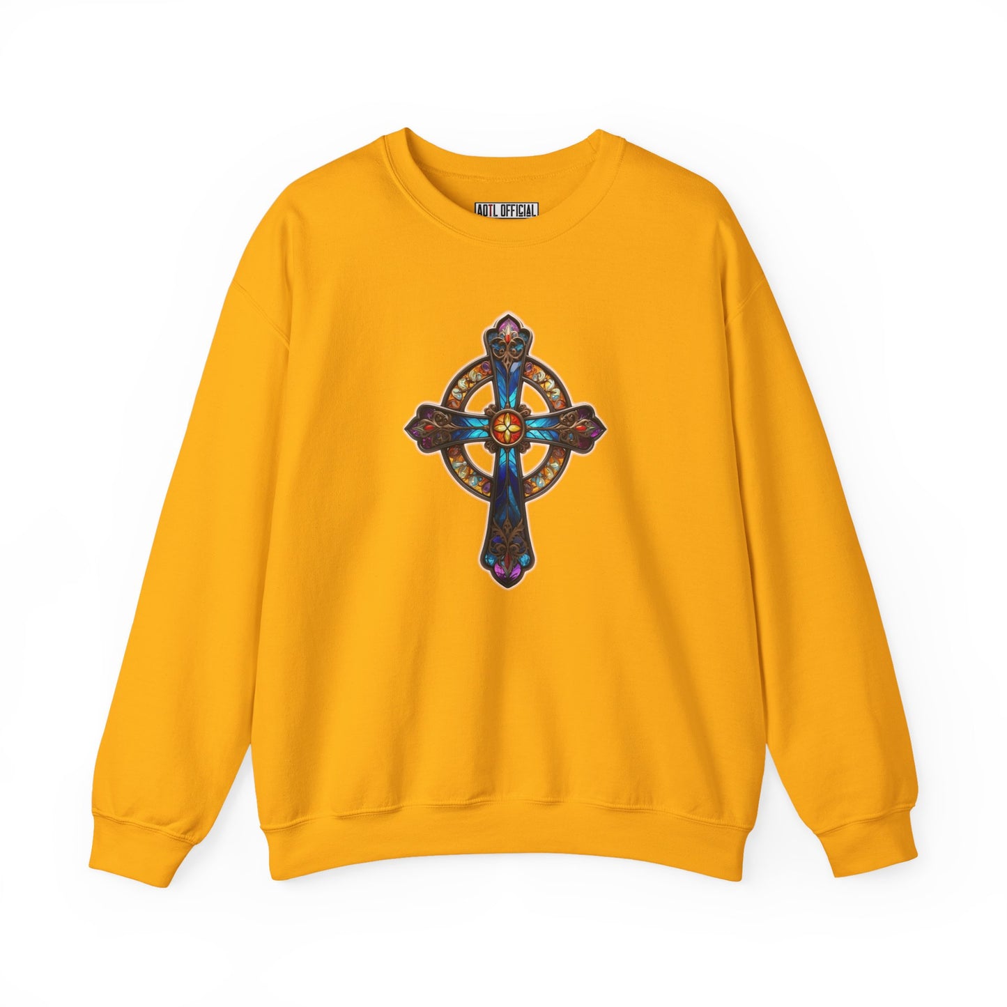 Radiant Cross Unisex Heavy Blend™ Crewneck Sweatshirt