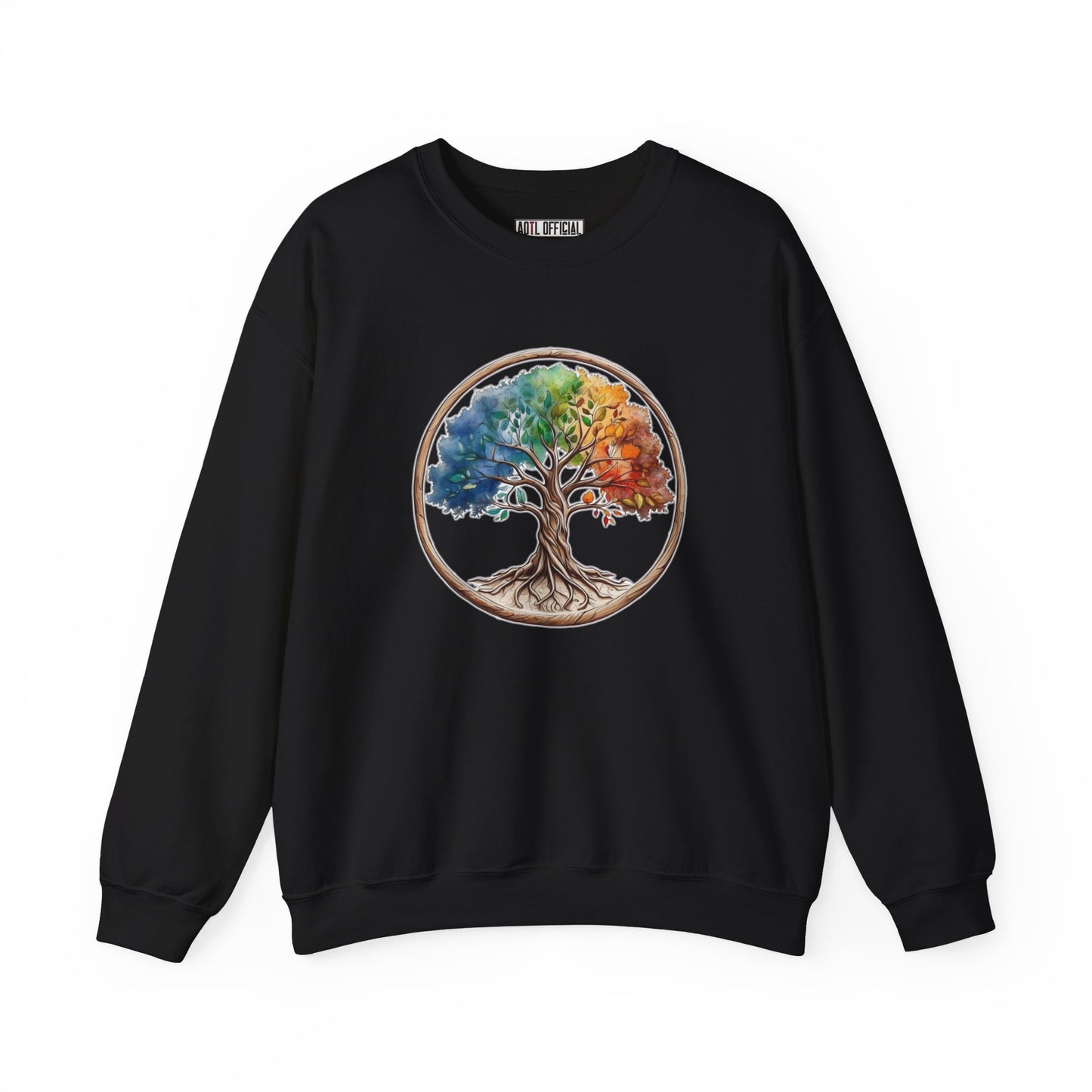 Colorful Tree of Life Unisex Heavy Blend™ Crewneck Sweatshirt
