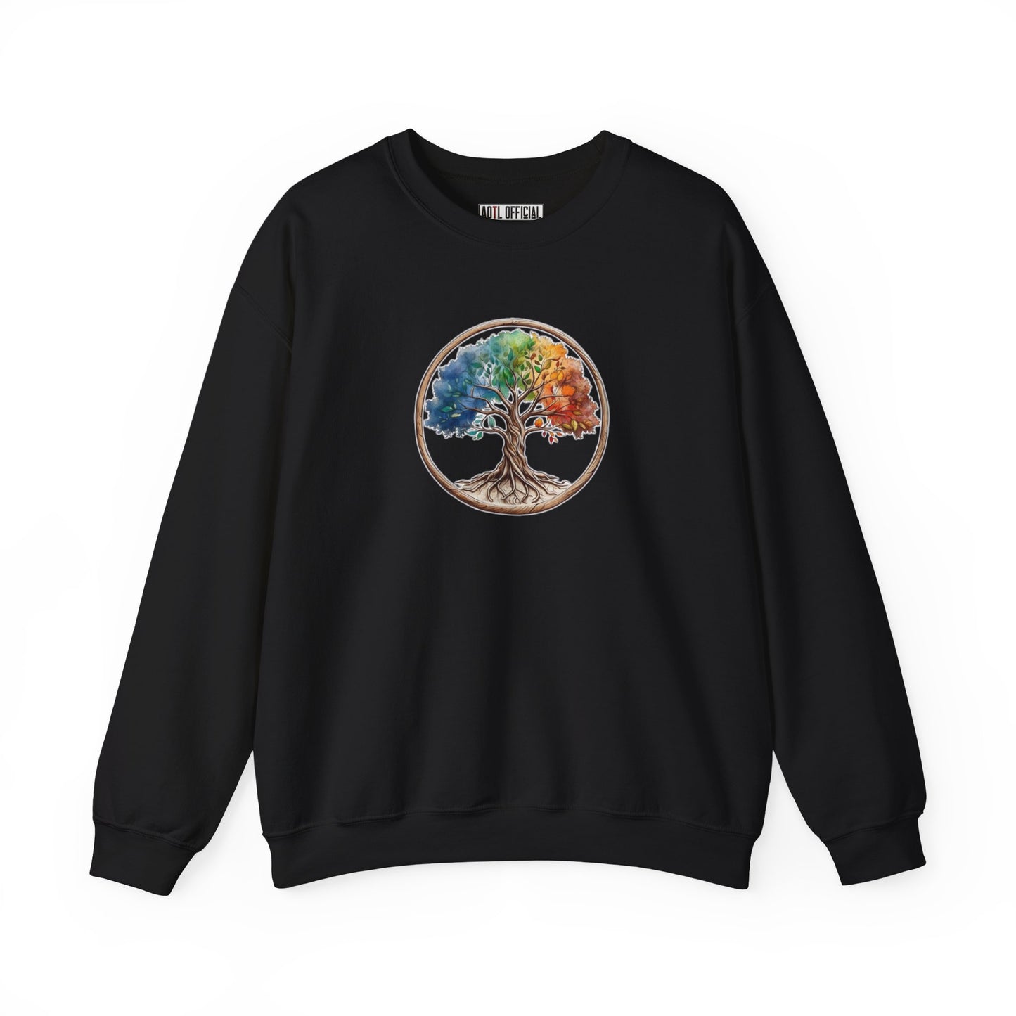 Colorful Tree of Life Unisex Heavy Blend™ Crewneck Sweatshirt
