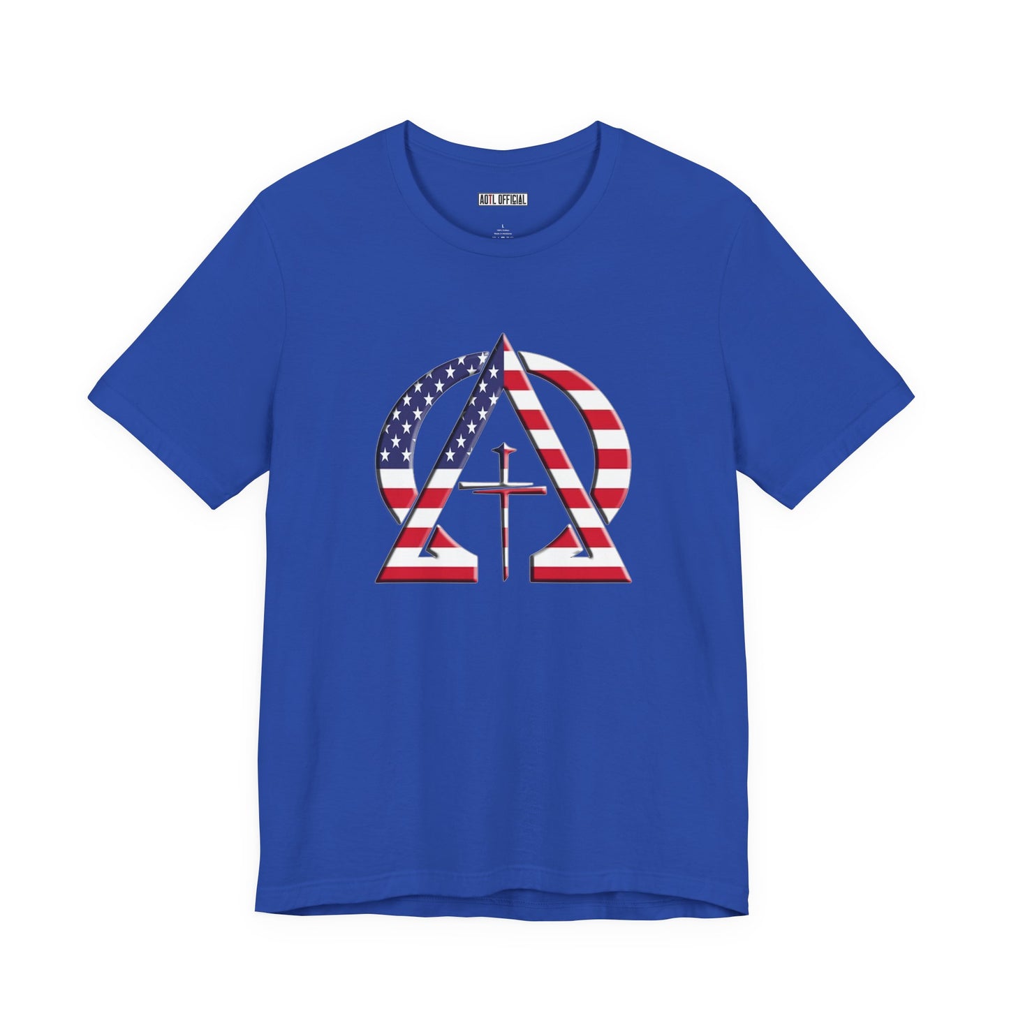 Alpha & Omega United States Of America Unisex Short Sleeve Tee