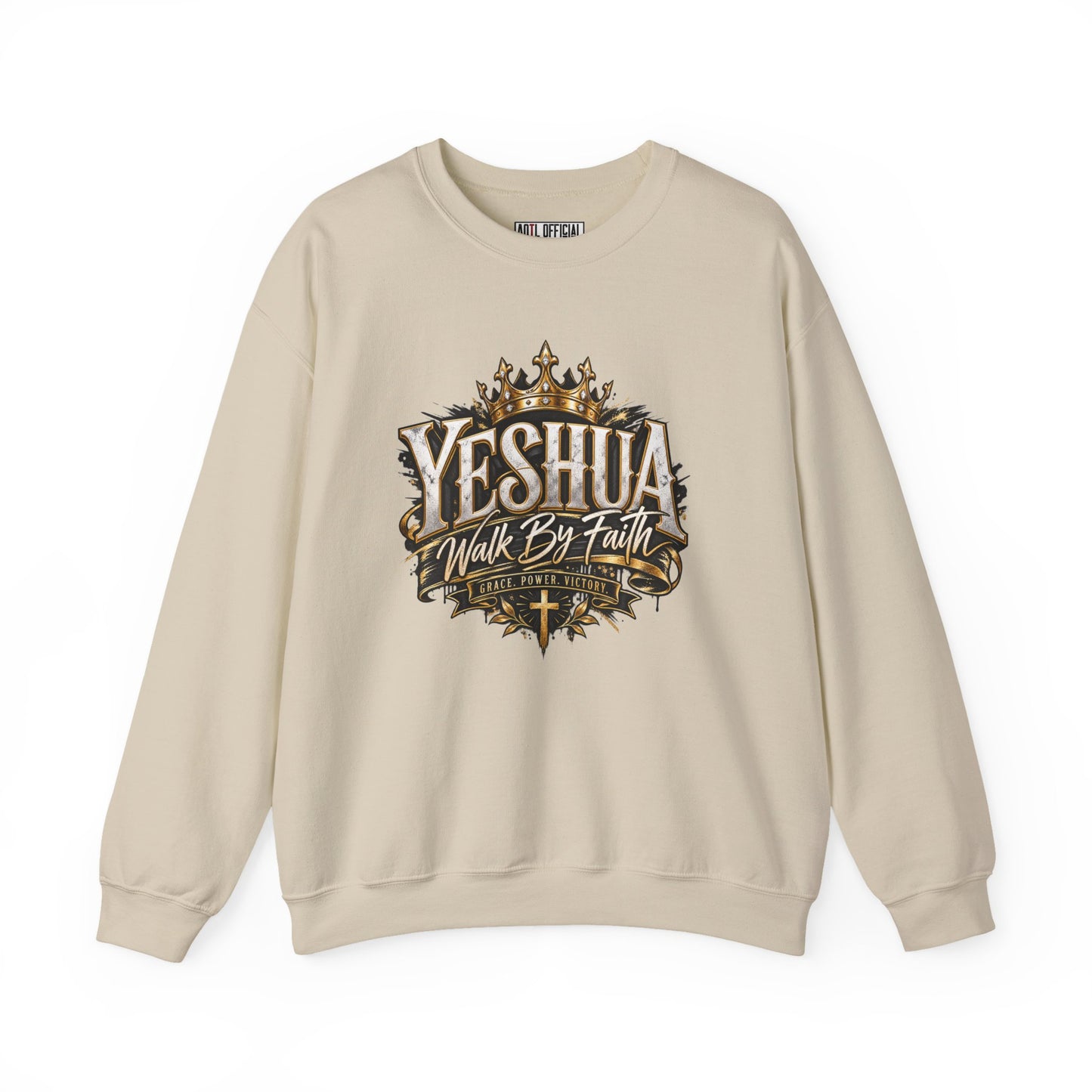 Yeshua – Walk By Faith Christian Sweatshirt