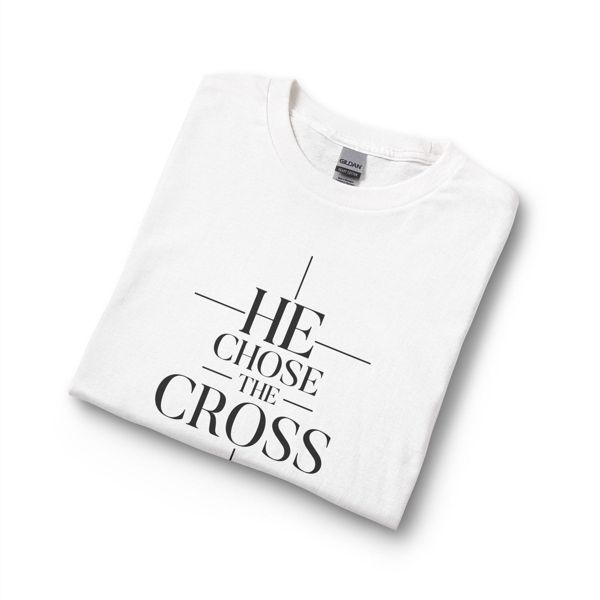 He Chose The Cross Christian Long Sleeve Shirt
