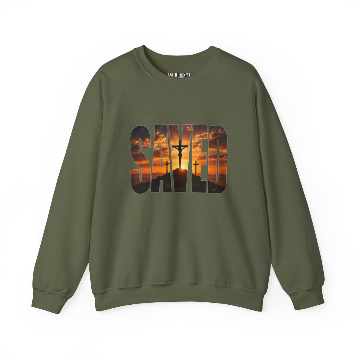 Saved — By the Cross Christian  Sweatshirt