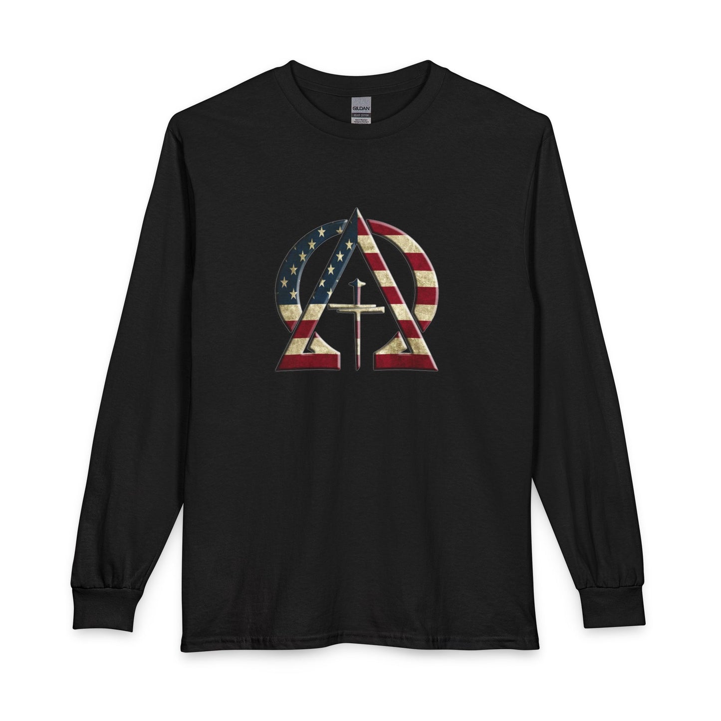 Alpha & Omega Vintage USA Christian Long Sleeve Shirt