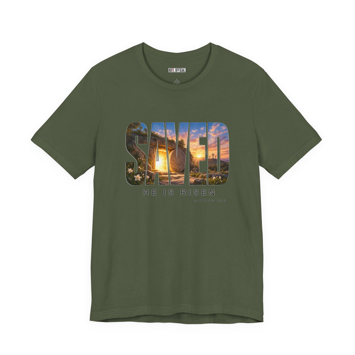 Saved-He Is Risen Christian T-shirt