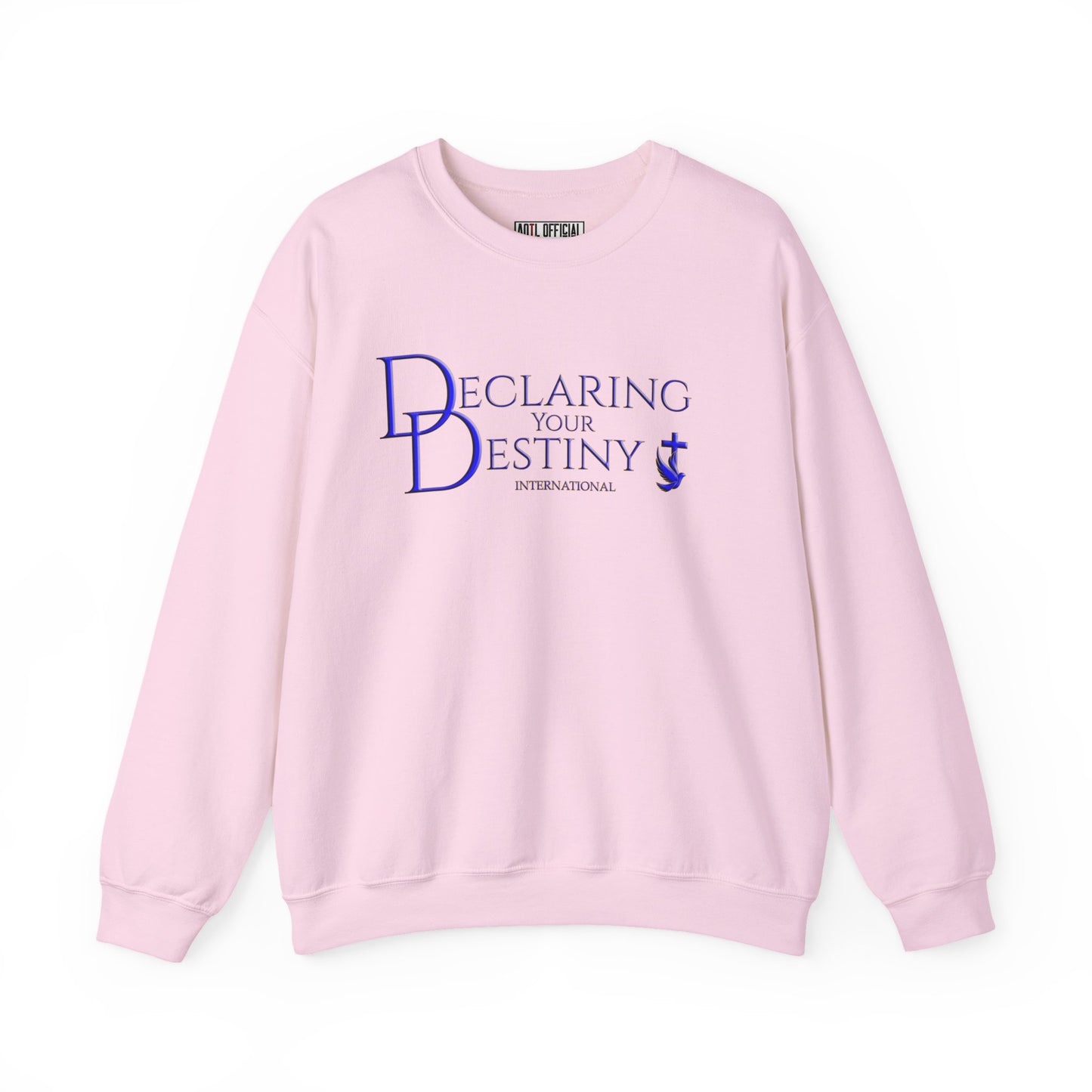 Declaring Your Destiny Blue & Gold Logo Unisex Heavy Blend™ Crewneck Sweatshirt