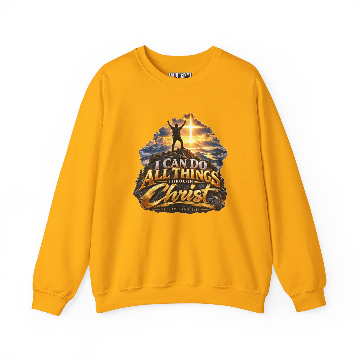 I Can Do All Things Through Christ – Philippians 4:13 Victory Design Christian  Sweatshirt